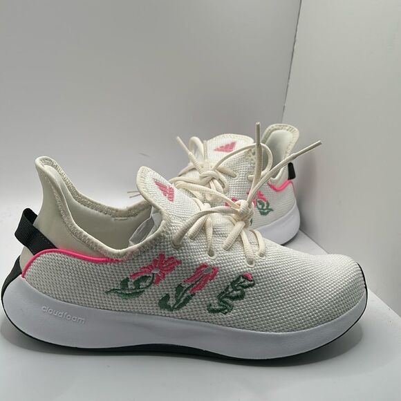 adidas Women's Lifestyle Cloudfoam Pure SPW Sneakers  NWT - Picture 1 of 10